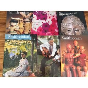 6 Pc Smithsonian Magazines Lot 1993 1994 1995 Historical Collector Issues